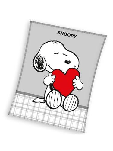Carbotex Snoopy SNO213029 - Manta de forro polar (150 x 200 cm)