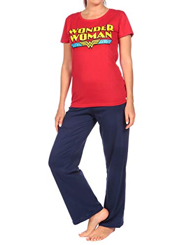 DC Comics Pijama para Mujer Wonder Woman Rojo XX-Large