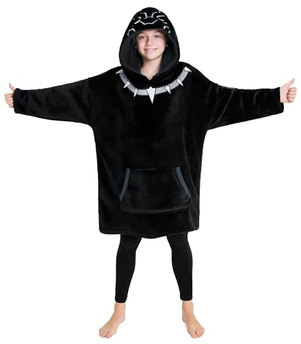 Marvel Sudadera Ni&ntilde;o Avengers - Sudadera Manta para Ni&ntilde;os (Black Panther)