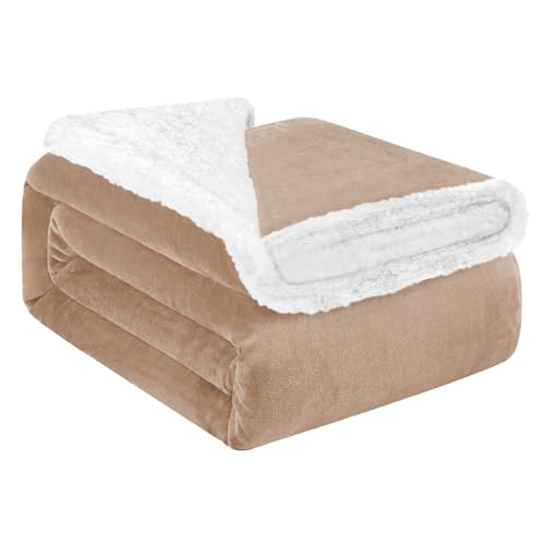 Acomoda Textil - Manta Sedalina y Borreguito Extra Suave para Invierno. Manta Cálida, Ligera y...