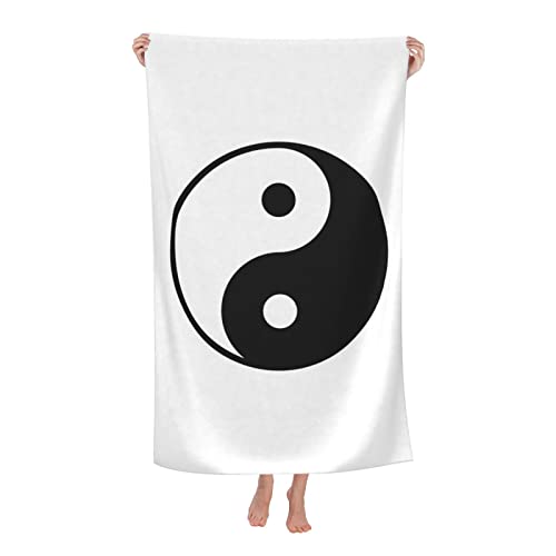 Toalla Yoga Ying YAN (Yin Yang) Mano Ducha Toalla Personalizada Toalla Piscina Port&aacute;til Manta Playa...