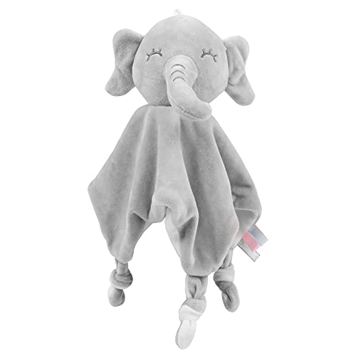 Vicloon Manta de Seguridad para Beb&eacute;s,Mantita de apego beb&eacute; de Mu&ntilde;eca Elefante,21x16cm Toalla...