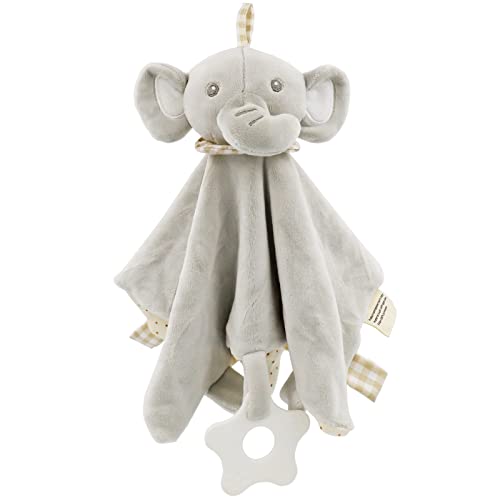 FenFang Doudou Bebe Recien Nacido Elefante, Manta de Seguridad Tela, Mantita de Apego Juguetes...
