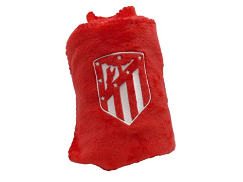 CyP Brands Atlético de Madrid- Manta bebé, Accesorios bebés, Arrullo, Color Rojo, Producto...