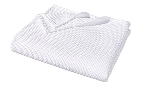 Wohnwohl Colcha, manta ligera de piqu&eacute; de algod&oacute;n 100 %, para sof&aacute;, ventilada, vers&aacute;til, de...