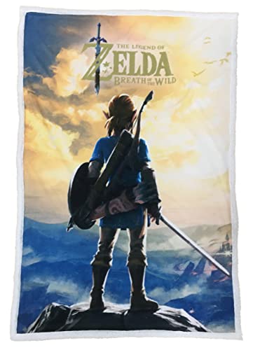 H&Ocirc;MADICT Nintendo Sherpa Plaid 100X150 CM Link BOTW