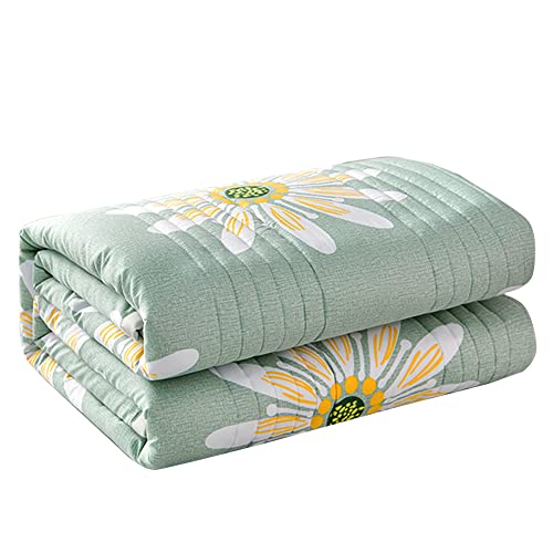 Surwin Colcha Bouti Verano Estampada Colcha de Aire Acondicionado, Elegante Moderno Ligero Suave...