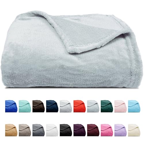 MANEMI - Manta Franela 130 x 160, Manta sof&aacute;, Microfibra 100% Poli&eacute;ster Extra Suave, Manta para...