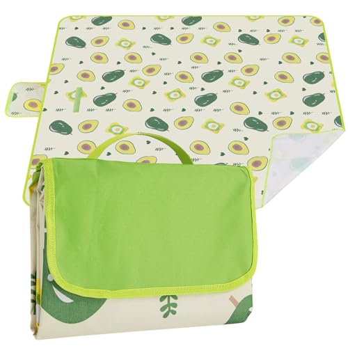 Ninonly Manta Picnic Impermeable 200 X 200cm Manta de Camping Grande Tapete de Picnic Plegable con...