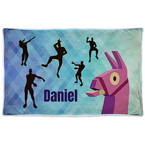 LolaPix Manta Fornite Personalizada con Nombre/Texto. Varios Tama&ntilde;os. Regalos Frikis...