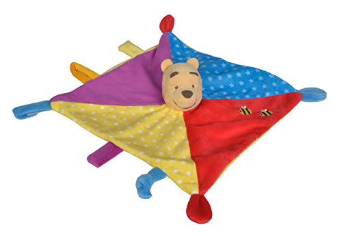 Simba Puuh Friends Disney Winnie The Pooh 3D-Mantita de Seguridad, Estampado Animal, Color carb&oacute;n...
