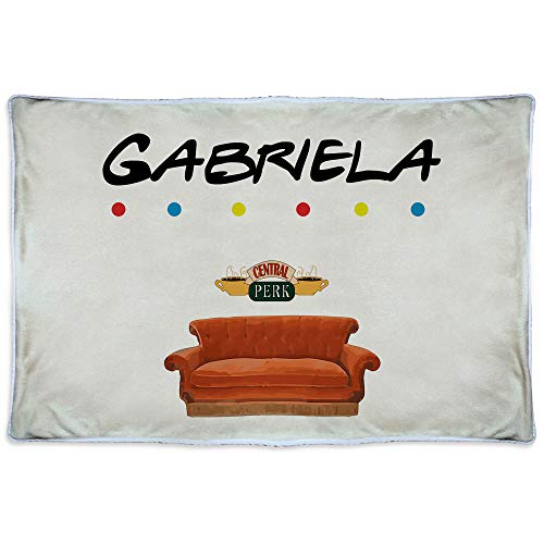 Manta Friends Personalizada con Nombre/Texto. Varios Tama&ntilde;os. Regalos Frikis Personalizados. Manta...