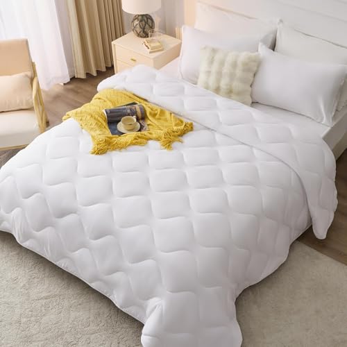 WAVVE Edred&oacute;n Acolchado 220x240 cm, Edredon Cama 135/150 / 160, Verano Relleno N&oacute;rdico 270 gr/m&sup2;...