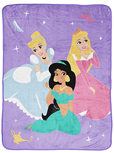 Disney Princess Pasar el Rato Manta Suave Esponjosa para Ni&ntilde;os 130 x 150cm