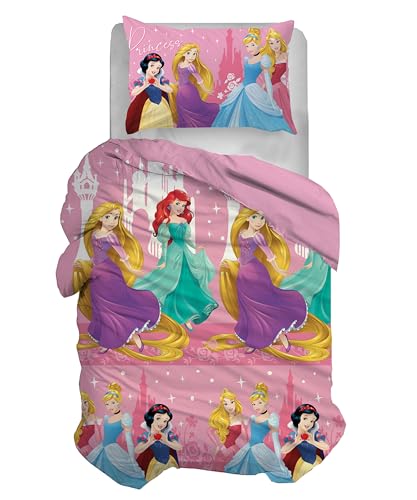 Disney - Juego de Funda n&oacute;rdica para Cama Individual, Funda n&oacute;rdica + Funda de Almohada, Funda...