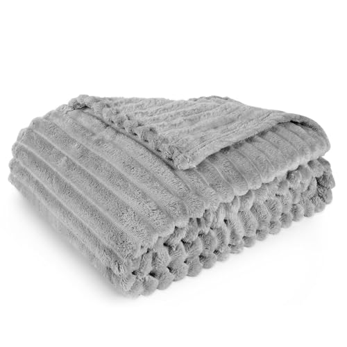 Aomig Manta Sofa de Felpa de Conejo Grande, 200cmx150cm Mantas para Cama Super Suave C&aacute;lida, Mantas...