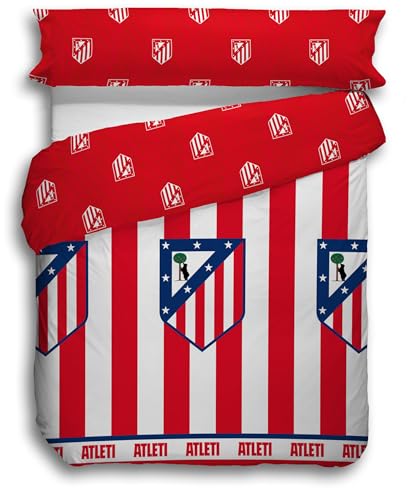 ASDITEX Funda nórdica Atlético de Madrid Producto Oficial para (Cama 90)