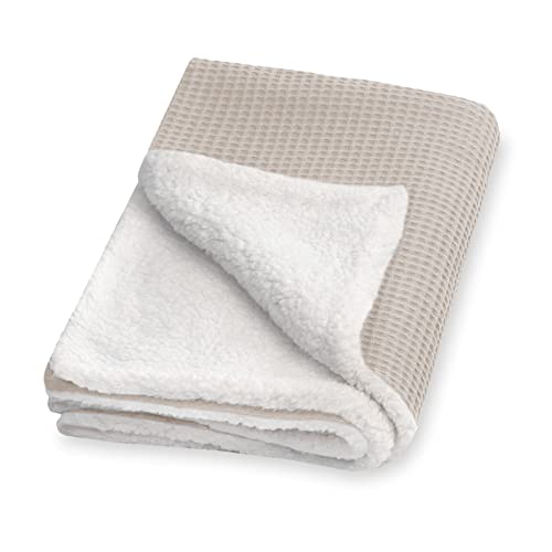 Julius Z&ouml;llner Manta de Invierno de piqu&eacute; y Suave Tejido de Peluche, tama&ntilde;o 70 x 100 cm,...