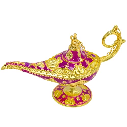 inheming L&aacute;mpara de Alad&iacute;n, Metal Tallado Aladdin L&aacute;mpara, Aladdin Decor,L&aacute;mpara M&aacute;gica de...