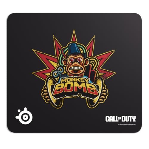 SteelSeries QcK Alfombrilla - Call of Duty&reg; Edici&oacute;n Monkey Bomb - Limitada - Objeto de Juego -...