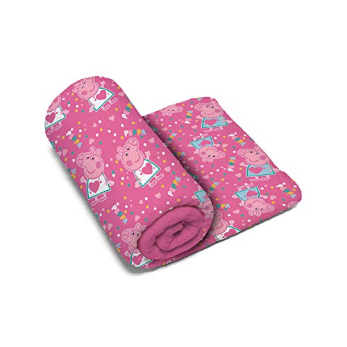 ARDITEX PP13863 Manta de Coralina de 150x95cm de EONE-Peppa Pig