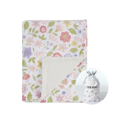 CREVENT - Manta de 75 cm x 100 cm, Linda, acogedora, mullida y c&aacute;lida, para beb&eacute;, para Cuna,...