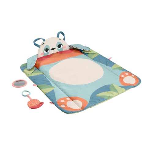 Fisher-Price Planet Friends Alfombra Panda 3 en 1 Manta de actividades, reci&eacute;n nacido, fabricado...