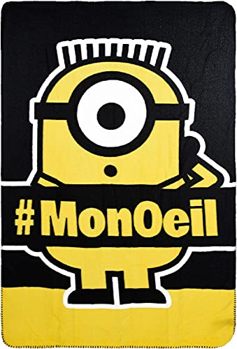 MINIONS HappyFace - Manta polar, dise&ntilde;o de Gru, mi villano favorito