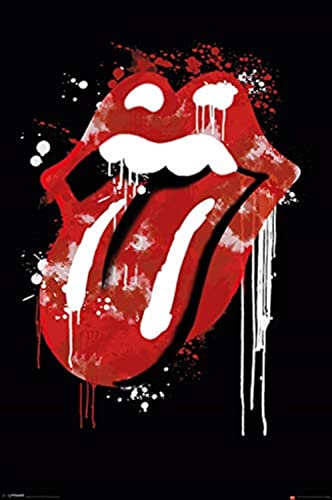 Grupo Erik Editores Poster Rolling Stones- Graffiti Lips