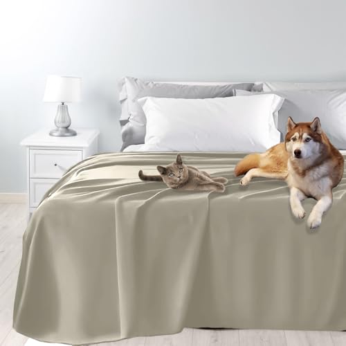 Byour3 - Cubrecama Doble Super Impermeable Animales Colcha Antimanchas Antimoho Protecci&oacute;n Cama...