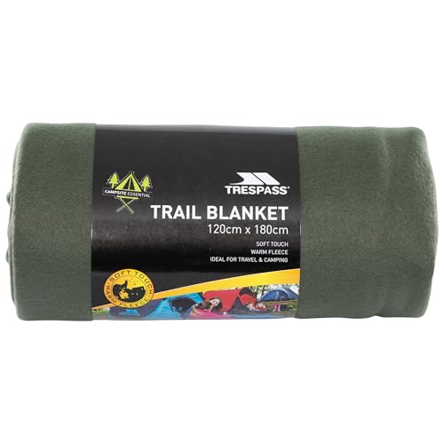 Trespass Snuggles Manta de Viaje, 120 cm, Verde (Olive)