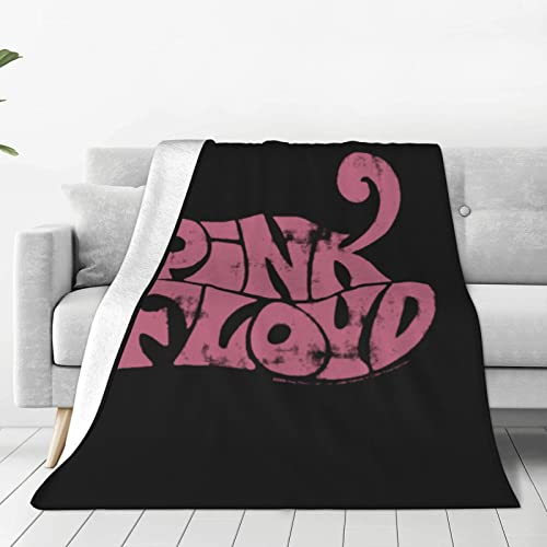 Pink Rainbow Floyd Cute Manta suave, ligera, cómoda, premium, franela, calentador de cama, aire...