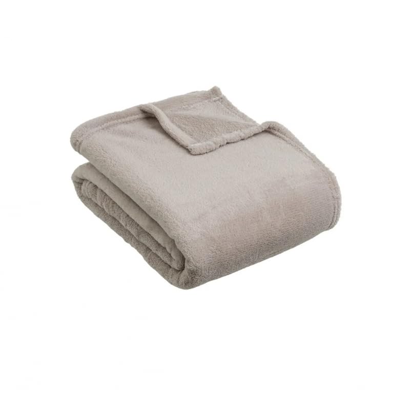 DAMDAM GO Manta De Sof&aacute; Suave y Calido, Manta Polar para Cama 100% Poliester 130x160 cm - Gris...