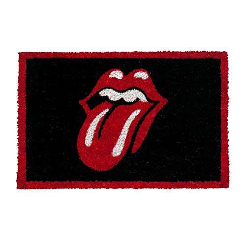 ootb Lips Door Mat Alfombra de Entrada, diseño Lengua Roja de Rolling Stones, Multicolor, 160 x 230...