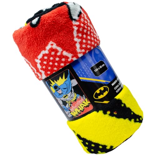 ms m&oacute;vil shop Manta de Coralina Batman 150 x 95 cm 100% Polyster &ndash; Estampa Whoom Whak | DC...
