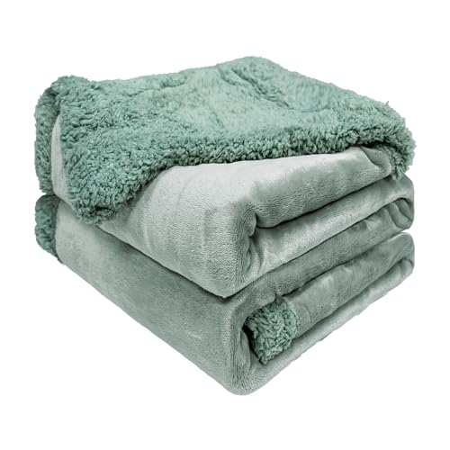 BESCH Manta Borreguillo para Sof&aacute;, Cama 160x220cm Ultra Suave, C&aacute;lida y Mullida, Manta Sherpa...