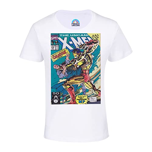 Camiseta infantil mixta X Men Marvel Manta cómics Vintage Comics, blanco, 12 años