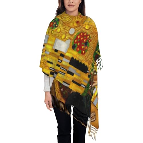 Bufanda Chal Con Estampado De La Bella Durmiente Para Mujer, Chal Grande Y Suave Con Borlas Para...