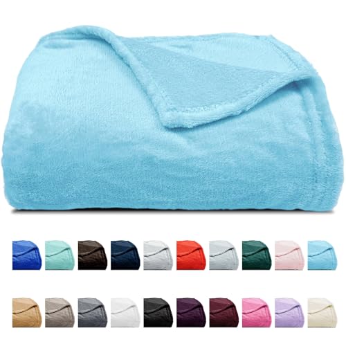 MANEMI - Manta Franela 160 x 220, Manta sof&aacute;, Microfibra 100% Poli&eacute;ster Extra Suave, Manta para...