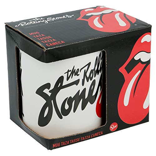 STOR Taza ceramica 325ml en caja de regalo de Rolling Stones 'Only R&R'