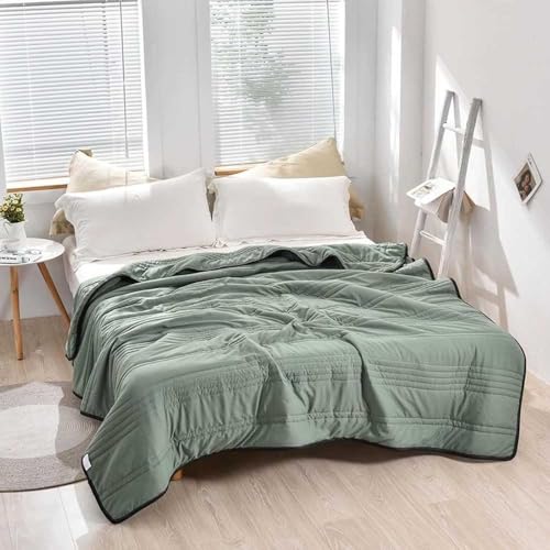 Gen&eacute;rico Nuvodreams Silk Cooling Blanket Queen Size,Nuvodreams Cooling Quilt For Hot Sleepers,Silk...