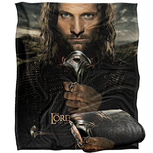 LOGOVISION Aragorn - Manta Supersuave de Tacto Sedoso (152 x 127 cm), diseño del señor de los...