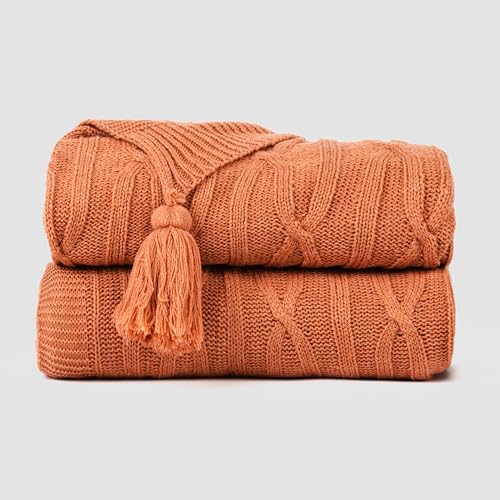 TRAMAS+ Manta Plaid Sof&aacute; y Cama - Confort y Elegancia en tu Hogar (120x190cm) - Caldera