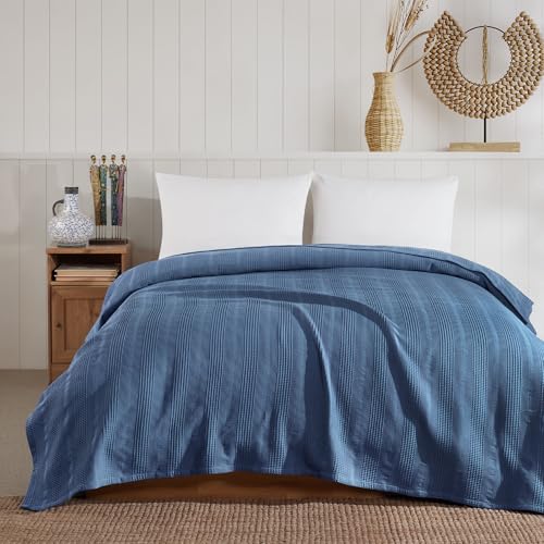 Elart Manta elegante y vers&aacute;til como colcha de cama o funda de sof&aacute;, colcha de algod&oacute;n, manta de...