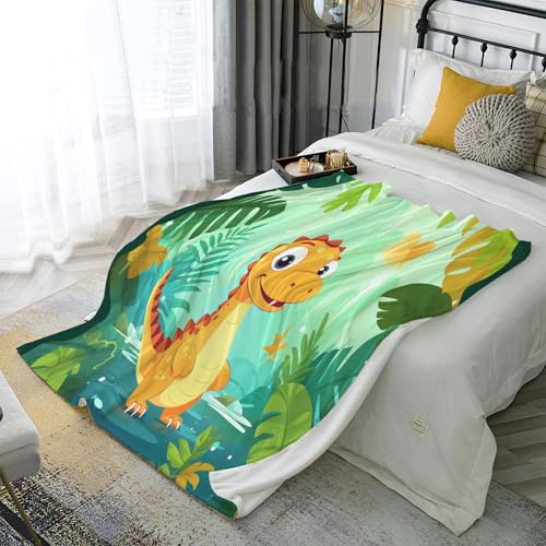 JSCWDET Manta De Forro Polar De Animal De La Selva Tropical,Ultra Suave, Acogedora, Decorativa, para...
