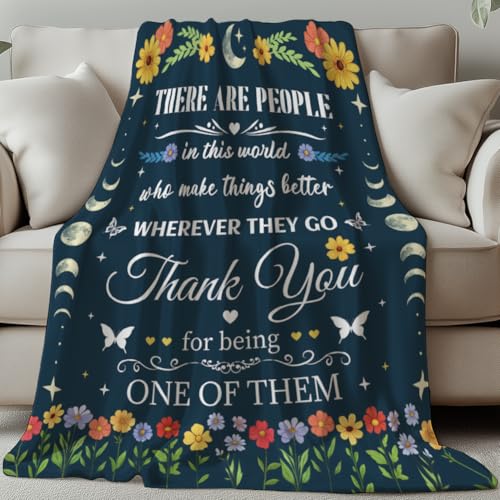 GLOBLELAND Manta de franela de 59 x 51 pulgadas, dise&ntilde;o de flores de fases lunares, suave,...