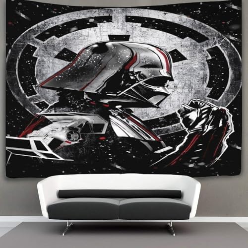 EVMILA Manta 3D Star Wars Decoraci&oacute;n Hogar P&oacute;ster Darth Vader Tapiz Arte Colgante Poli&eacute;ster Suave...