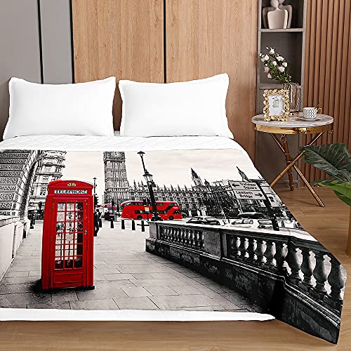 Chickwing 3D Paisaje Colcha de Verano Cubrecama Colcha Bouti, Ligero Edred&oacute;n Manta de Dormitorio -...