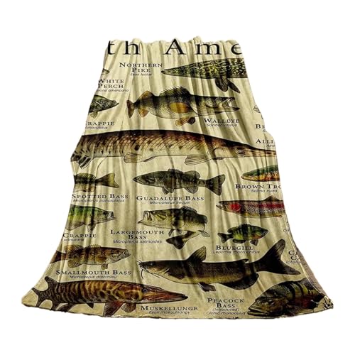 Gen&eacute;rico Manta para sof&aacute;,Manta de Pesca | Divertida Manta Multifuncional,Divertido Multifuncional,...