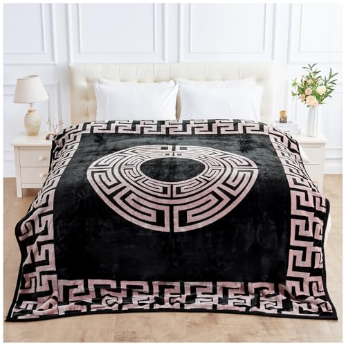 GC GAVENO CAVAILIA Manta Pesada de Lujo de 5 kg, Manta Reversible de Forro Polar Sherpa, 2 Capas,...